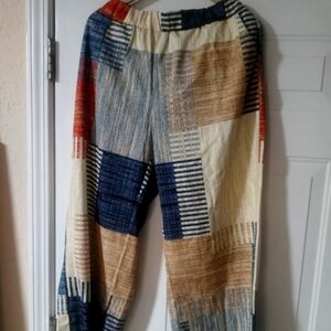 Retro Mens Wide Leg Beach Pants